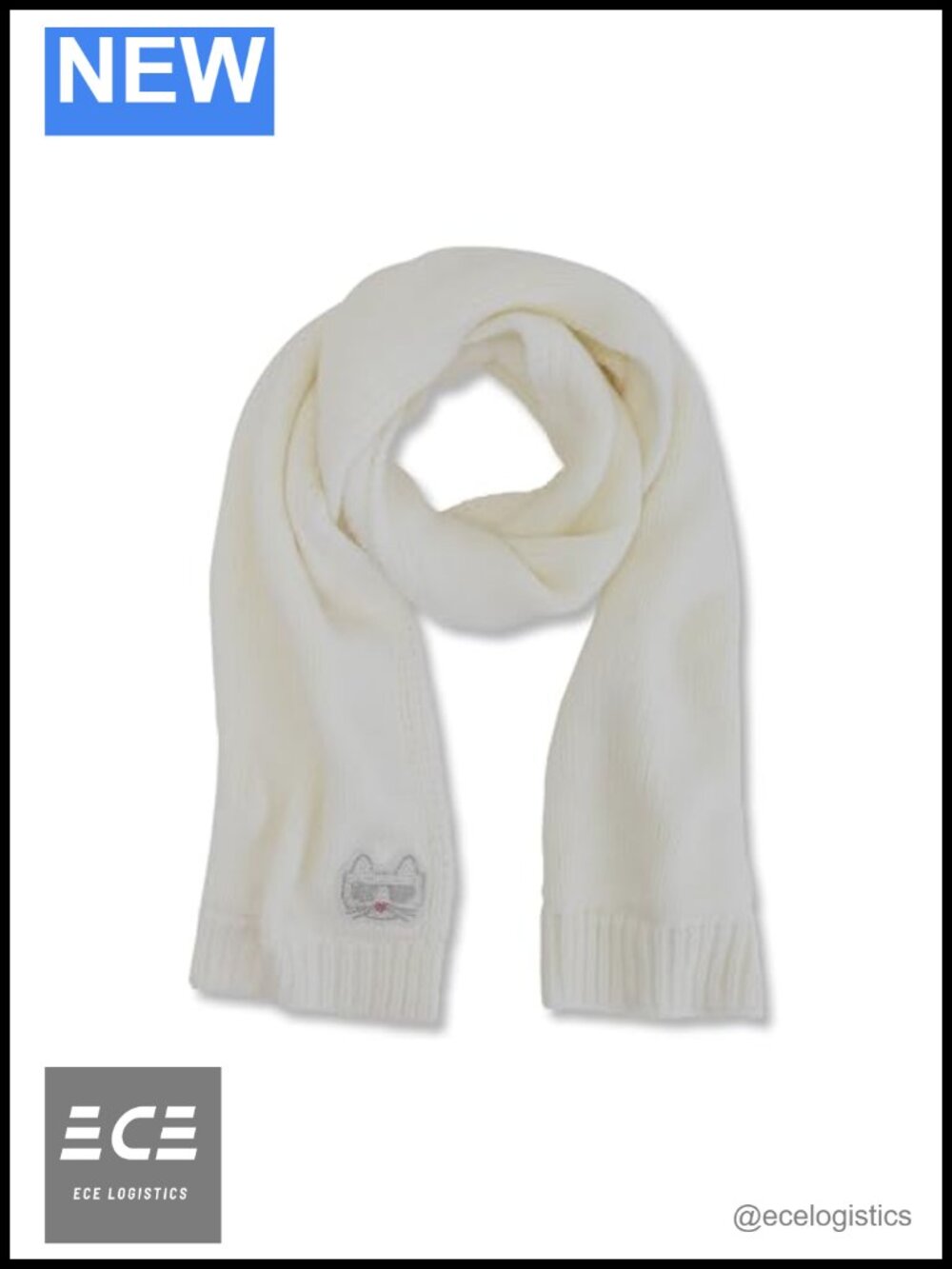 Knit Beanie Hat and Scarf Set with Faux Fur Pom Sparkle Acrylic Cold Weather